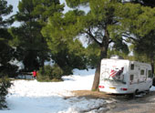 Bienvenu dans la neige... d'Athènes